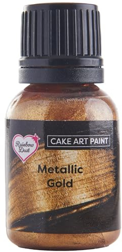 Peinture Rainbow Dust Cake Art, or métallisé 25 ml
