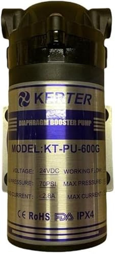 Aqua Lotus Booster Pompa ad Osmosi Inversa Impianto Filtro Acqua 600 GPD