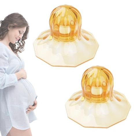 Nippelsauger, Nippelzieher - 1 Paar Supple Nips Saugvorrichtung zum Saugen - Umgekehrter Brustwarzenkorrektor, Brustwarzensauger, Brustwarzensauger für stillende Mütter