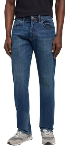 Lee Straight Fit Xm, Jeans Hombre, Maddox, 36W / 32L
