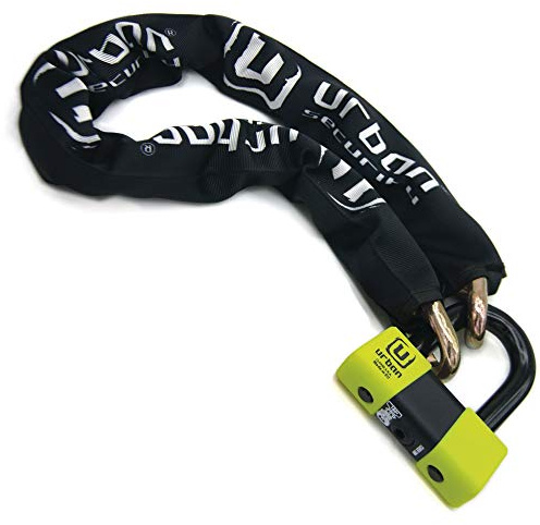 URBAN SECURITY UR73100 Antivol Moto Homologué SRA Chaîne Ø13.5 mm, 100 cm, Made IN EU