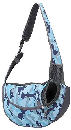 PETEMOO Sac de Transport pour Animaux de Compagnie - Sac Bandoulière pour Chien et Chat - Sling Sac Transporteur pour Chiot et Chat