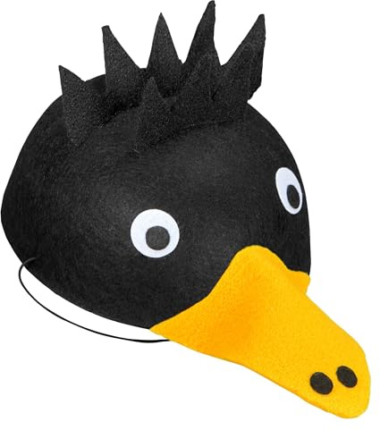 W WIDMANN MILANO Party Fashion - Chapeau animal pour enfants, en feutre, masque, costume d'animal, anniversaire d'enfant, carnaval