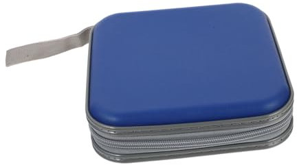 LIFKOME 3pcs Capacity Cd Case Cd Holder Disc Storage Bag Travel Car Home Protector