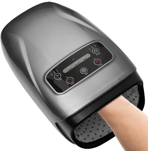 Ezencon Hand Massager with Heat Cordless Rechargeable, 3 Heating, 3 Massage Mode 3 Instensity Type-C Charger
