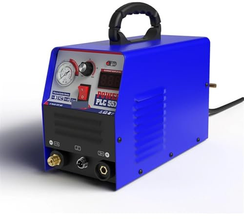 KOROBIE Découpeur Plasma, Plasmargon coupeur de Plasma Coupe 55X Machine de découpe d'air CNC Basse fréquence IGBT Machines de découpe de métal 55A pour la découpe de matériaux métalliques