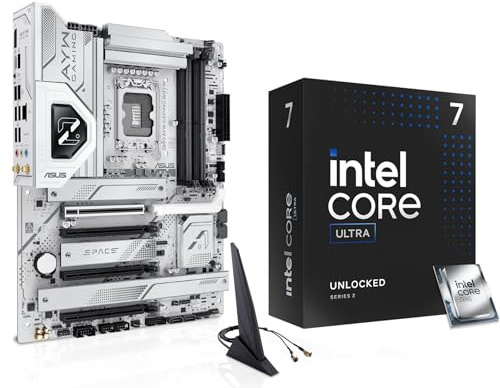 MICRO CENTER CPU Motherbard Combo -Ultra7 265K 20-Cores Unlocked Gaming Desktop Processor with Asus Z890 AYW Gaming WiFi W LGA 1851 ATX Motherboard