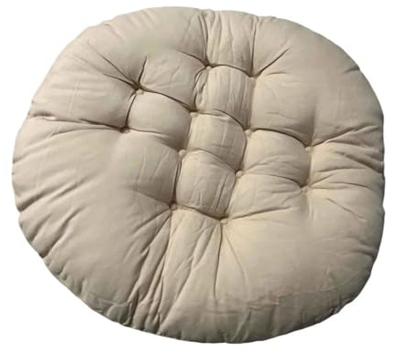 AWHAO Cojín para Silla Colgante, cojín para Asiento de Exterior, para Silla Columpio Multiusos para Interior y Exterior, Caqui