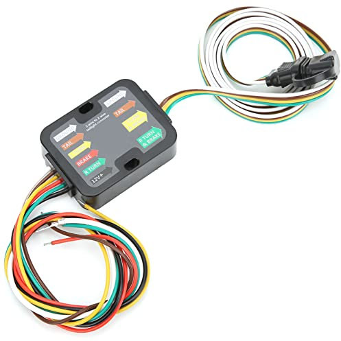 Convertitore per Cablaggi del Rimorchio Avanzato Convertitore a 4 Way Kit Coda per Coda di per Accessori e