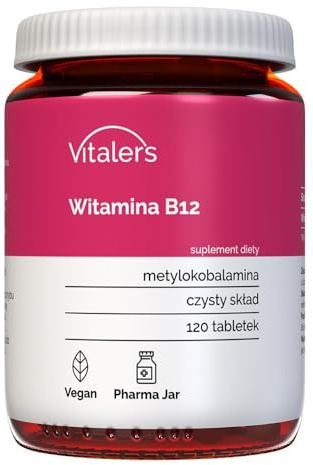 Vitaler's Vitamine B12 100 µg - 120 comprimés, végétalien, sans conservateur, composition pure