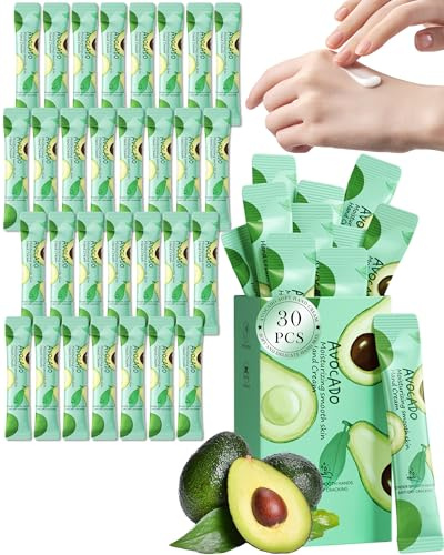 Set regalo mini crema per le mani - 30 pezzi piccoli regali, formato da viaggio crema per le mani bulk, cura delle mani idratante profumata per mani molto secche, mini regali regali di Natale per