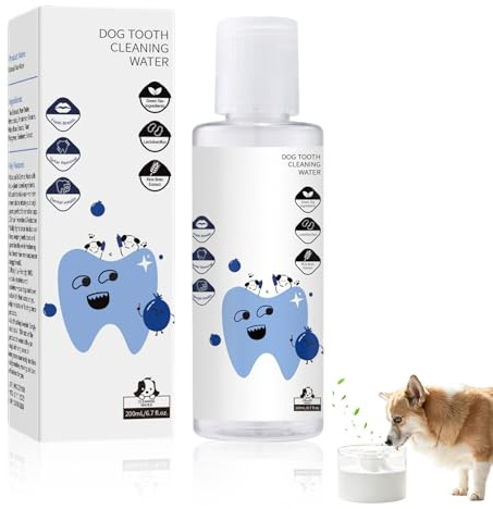 Farmty® Aditivo para el Agua del Perro, Enjuague Bucal para Perros y Gatos, Refresca el Aliento, contra el Mal Aliento, Apto para Todas Las Razas de Perros (200 ml)