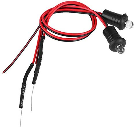 1 Pair DC 12V Car Door Warning Light, LED Alternating Alarm Dash Mount Light For Cars, Boats, RV's, Motorcycle's, Home Security (NO FLASHING)