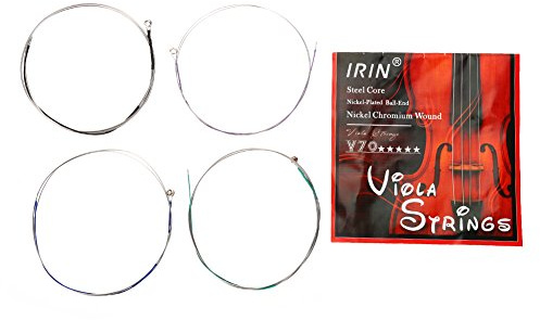 Bnineteenteam Nickle Viola Strings, Accessoires pour Instrument de Musique de Remplacement pour Cordes Alto Couleur aléatoire