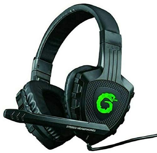 Accelerate Viper-X Gaming Headphones Stereo Headset Surround Sound Gaming with changing LED & Adjustable Mic for PS4 PC Xbox One(S/X) Laptop Mac