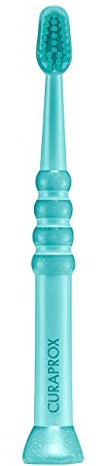 Curaprox Babyzahnbürste – Für Kleinkinder Und Säuglinge | Ultraweiche Curen®-borsten Für Sanfte Reinigung | Grün-grün | Einzelpackung
