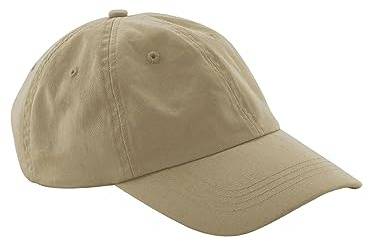 Beechfield® B652N Organic Cotton 6 Panel Dad Cap - Desert Sand