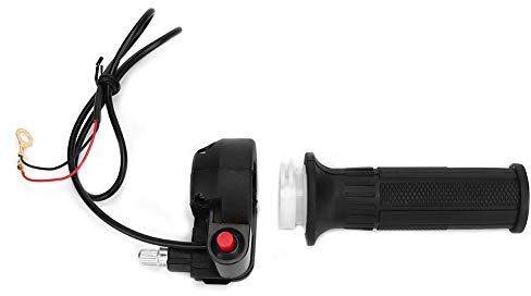 Empuñaduras de Acelerador con Interruptor de Parada para Mini Moto de 47 Cc y 49 Cc para Manillar de Bicicleta de Cross, Empuñaduras Deportivas para Vehículos Todoterreno MiniMoto