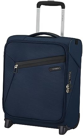 Samsonite Litebeam - EasyJet Upright S, 35 x 20 x 45 cm, 26 L, 1,60 kg, bagages à main, sous-côté de l'avion, bleu (bleu de minuit)