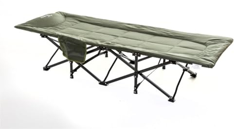 Mostal Green Chaise longue pliante compacte pour pêche à la carpe et le camping
