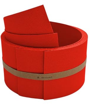 zaun|zu® Premium HALBE Set Einzelstreifen 2,55 m: Sichtschutzstreifen PP für Doppelstabmatten UV-beständiger Sichtschutz | Zaunblende Made in Germany