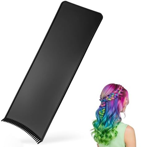 Balayage Highlighting Board, Black Hair Coloring Paddle with Teeth, Balayage Board, Hairs Dye Tools for Barber Salon Hairstylist Hair, Highlighting Comb