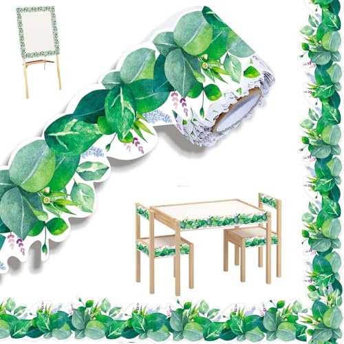 Bavooty Bordes de exhibición para aulas, decoraciones de bordes de confeti de 18 m, bordes de papel tapiz autoadhesivos, para fiestas temáticas, aulas, oficinas, pizarras