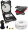 PremiumX Camping SAT Anlage HD TV Satelliten Receiver Single LNB 10m Kabel 2X F-Stecker kompakt im Koffer Camp Zubehör