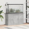 DJEKA Aquarium Unterschrank 101 x 41 x 58 cm Aquarium Tisch Aquarium Stand Aquarium Unter Tisch/Schrank Aquarium Mit Unterschrank Betongrau Aquariumschrank Aquariumregal Tisch Für Aquarium