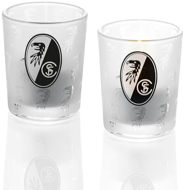 SC Freiburg Windlicht Windlichter ** Wappen 2er-Set **