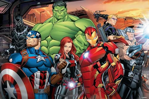 PRIME 3D | Marvel Avengers Double Sided Puzzle | 3D Lenticular Jigsaw Puzzle | 46cm x 31cm - 200 pcs | Games & Puzzles | Ages 5+