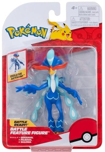 Pokémon PKW4078 - Battle Feature Figure - Bailonda, offizielle bewegliche Figuren, 11,5 cm
