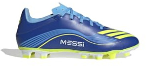 adidas Botas de fútbol unisex F50 Club césped artificial de nueva generación, azul, 41 1/3 EU