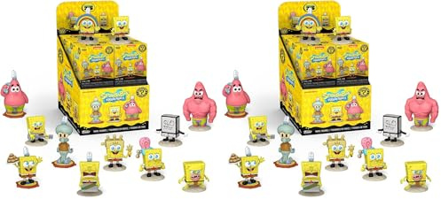 Funko Mystery Mini - SpongeBob Squarepants 25th - 1 Of 12 to Collect - Styles Vary - Spongebob Squarepants - Collectable Vinyl Figure - Gift Idea - Official Merchandise - Toys for Kids & Adults