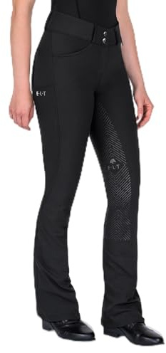 ELT Jodhpur Comfort Ride - Pantaloni da equitazione in silicone, Nero , 44