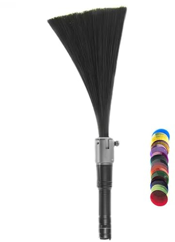 Kit de démarrage de pinceaux de peinture lumineuse avec fibre optique et lampe de poche, comprend des filtres de couleur pour une photographie longue exposition