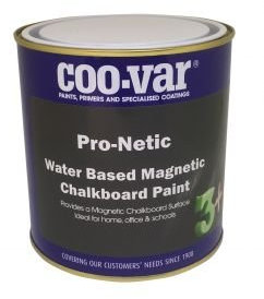 1lt Coo-Var Pro-Netic Water Based Magnetic Black Chalkboard Paint