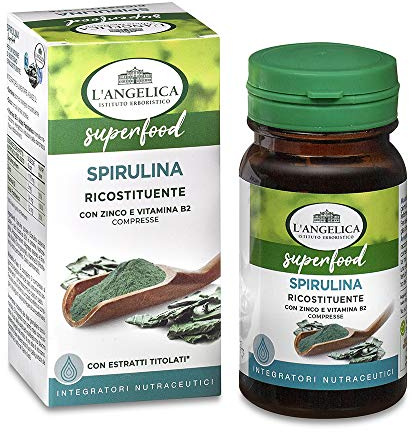 L'Angelica Integratore Superfood Spirulina Ad Azione Ricostituente - 270 gr, 6 Confezioni