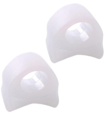 Separadores de dedos de gel para dedos de los pies, separadores de dedos de silicona para alineación de dedos grandes, cómodo, ultra y eficaz espaciador de dedos para dedos torcidos y rizados