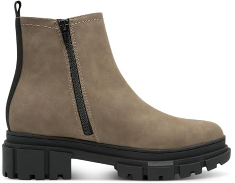 s.Oliver Stivali Chelsea da donna 5-25402-41, Tortora scuro, 42 EU