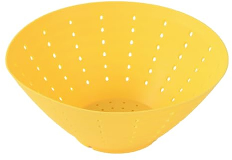 Colino Per Frutta | Utensili Da Cucina In Silicone Pieghevoli | Setaccio Da Cucina E Per Lavare Verdura E Riso | Per Insalata Pasta Noodle Preparazione Cibo Aglio Casa Ristorante