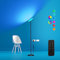 Lampadaire Sur Pied Salon RGB, 36W Lampe sur Pied et Colore Changeante avec Télécommande et Contrôle Tactile, Musique Sync, Réglage de Couleurs avec 10 Modes Dynamiques, Convient pour Chambre, Bureau