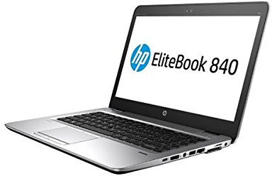 HP Elitebook 840 G4 14 Notebook, Windows, Intel Core i5 2.6 GHz, 8 GB RAM, 256 GB SSD, Silver (1GE42UT#ABA) (Renewed)