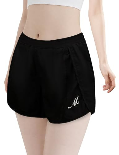 Zzxlw Girls Running Shorts Kids Athletic Black Pink Purple 9-10 Years PE Gym Sports Tennis Trainer Summer Shorts Casual Beach Pants 150