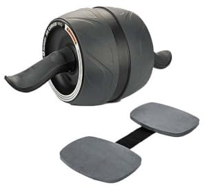 Harbinger AB Carver Pro med knäskydd, magmuskeltränare löparcykel, träningsutrustning för hemmet, svart