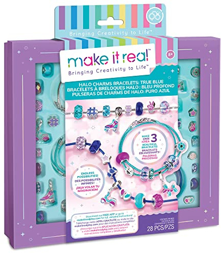 Make It Real Halo Charms Bracelets True Blue