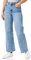 ONLY Damen High Waist Jeans | Stretch Denim Weite Lockere Schlaghose | 5-Pocket Wide Leg ONLJUICY, Farben:Blau, Größe:31W / 30L, Z-Länge:L30