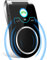 Kit Vivavoce Bluetooth per Auto, Bluetooth 5.0 Altoparlante per Veicoli con altoparlante potente da 3W, Connettività Dual Link, Comandi Vocali per Chiamate Viva voce, Streaming Musicale e GPS