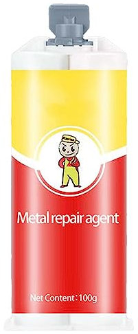 Dubbulon Metallkleber – 95 G Allzweck-Reparaturkleber Guss-Reparaturkleber Für Metall | Allzweckformel, Schnell Abbindend, Kein Nachlaufen Erforderlich | Für Metall, Keramik, Leder, Gummi, Und Mehr