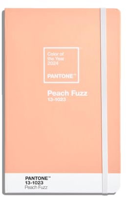 Pantone Notizbuch, liniert, 192 Seiten, COY 2024 - Peach Fuzz 13-1023
